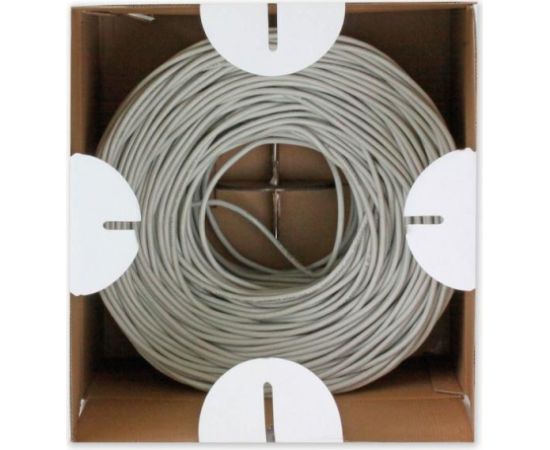 Techly ITP9-FLU-0305 networking cable Grey 305 m Cat6 U/UTP (UTP)