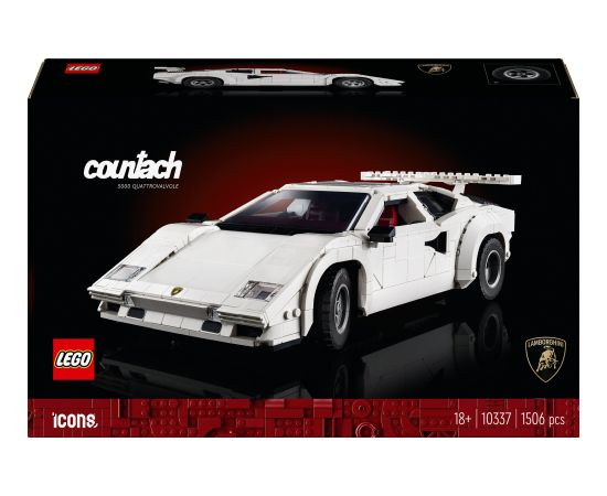 LEGO Icons Lamborghini Countach 5000 Quattrovalvole (10337)