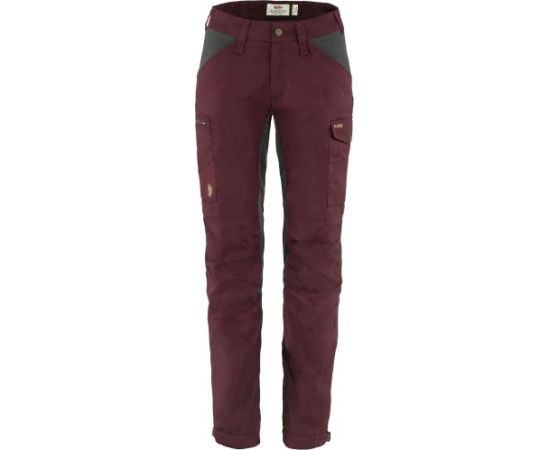 Fjallraven Kaipak Trousers Curved W / Tumši sarkana / 42