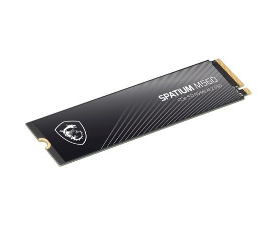 SSD MSI SPATIUM M560 1TB M.2 PCIe Gen5 NVMe 3D NAND Write speed 8400 MBytes/sec Read speed 10200 MBytes/sec TBW 600 TB MTBF 1500000 hours S78-440L0F0-P83