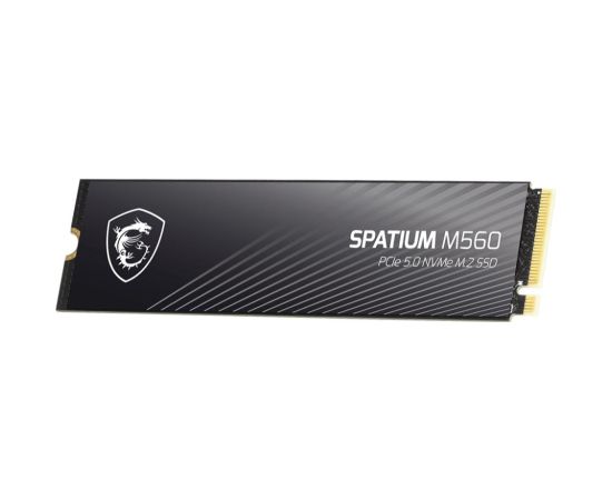 SSD MSI SPATIUM M560 1TB M.2 PCIe Gen5 NVMe 3D NAND Write speed 8400 MBytes/sec Read speed 10200 MBytes/sec TBW 600 TB MTBF 1500000 hours S78-440L0F0-P83