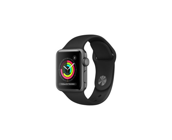 Apple Watch Series 3 38mm Aluminium GPS - Space Gray (Atjaunināts, stāvoklis labi)