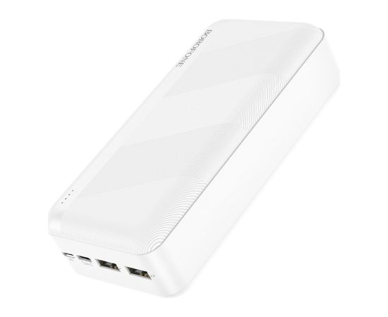 Borofone Power Bank 30000mAh BJ27B Pindar - 2xUSB - белый