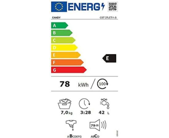 CANDY CST 27LET/1-S 7kg 1200rpm