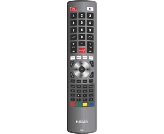 Haeger UR-006.002A Универсальный TV пульт 6in1