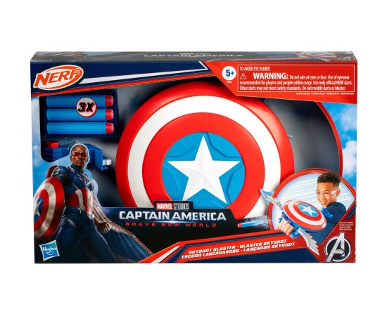 Hasbro AVENGERS Kapteiņa Amerikas Lomu spēle Skyshot Blasteris