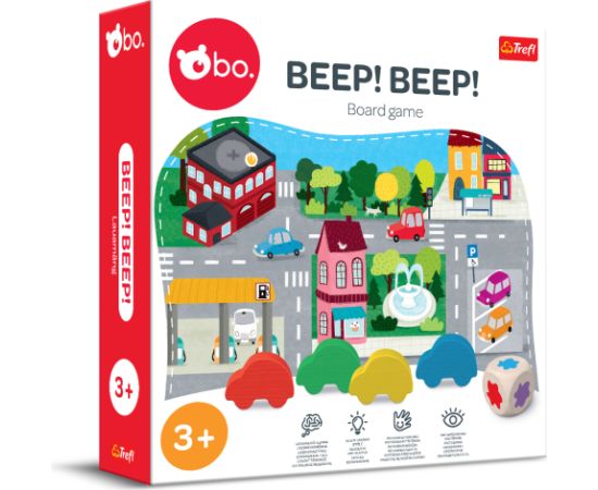 bo. Настольная игра "Beep! Beep!"