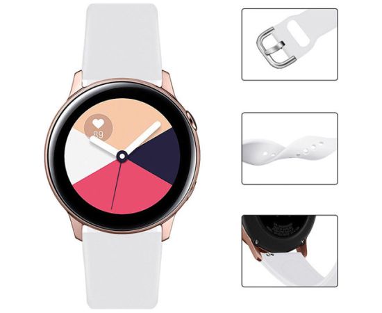 Fusion TYS siksniņa Samsung Galaxy Watch 46mm | 22mm rozā