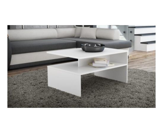 Top E Shop Topeshop ŁAWA BOSTON BIEL coffee/side/end table Coffee table Free-form shape 2 leg(s)