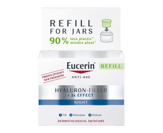 Eucerin Hyaluron-Filler + 3x Effect Night Cream - Refill 50ml