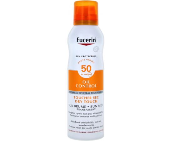 Eucerin Sun Protect Transparent Spray Dry Touch SPF50+ 200 ml