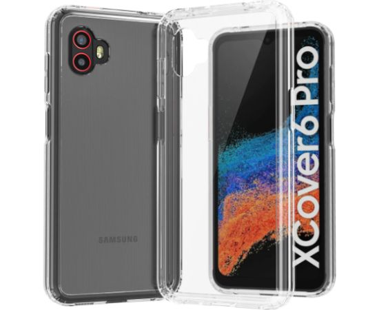 Fusion Ultra Back Case 2 mm izturīgs silikona aizsargapvalks Samsung G736 Galaxy Xcover 6 Pro caurspīdīgs