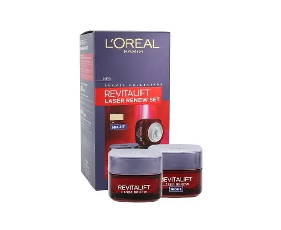 L’Oreal Paris Set L'Oreal Paris: Revitalift Laser Renew, Hyaluronic Acid, Anti-Ageing, Day, Cream, For Face, 50 ml + Revitalift Laser Renew, Hyaluronic Acid, Anti-Ageing, Day, Cream, For Face, 50 ml For Women