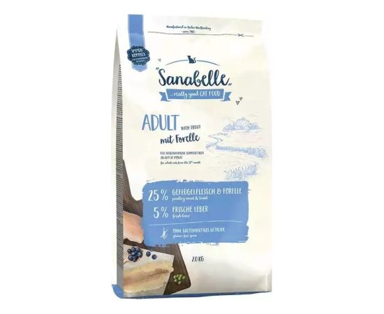 BOSCH Sanabelle Adult Trout - dry cat food - 2kg