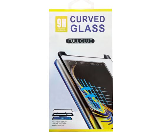 Tempered glass 9D Curved Full Glue for Xiaomi Redmi Note 14 Pro 5G/Poco X7 black