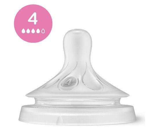 Philips Avent Natural SCY960/03 Response barošanas pudeļu silikona knupīšu komplekts 3gab