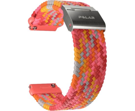 Polar watch strap 20mm S/L, red braided