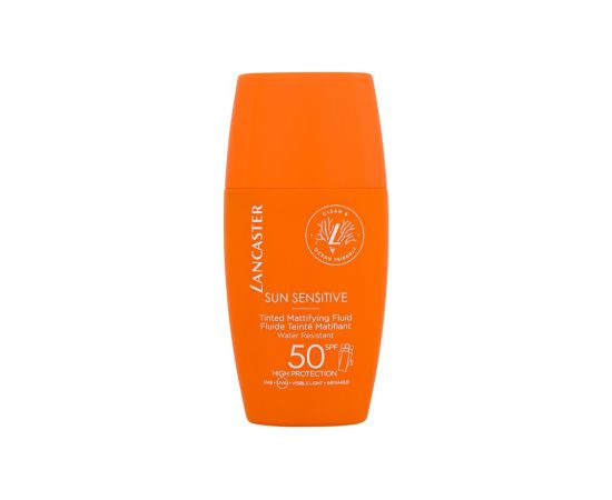 Lancaster Sun Sensitive / Tinted Mattifying Fluid 30ml SPF50