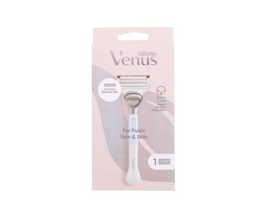 Gillette Venus / Satin Care For Pubic Hair & Skin 1pc W / Razor