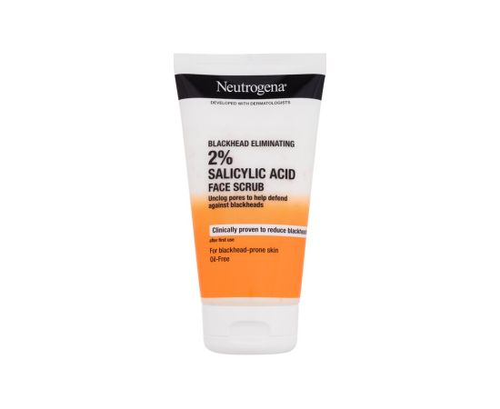 Neutrogena Blackhead Eliminating / 2% Salicylic Acid Face Scrub 150ml U / Peeling