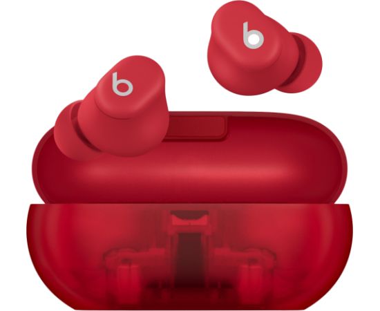 Beats Solo Buds - True Wireless Earbuds - Transparent Red,Model A3151 A3150 A3152