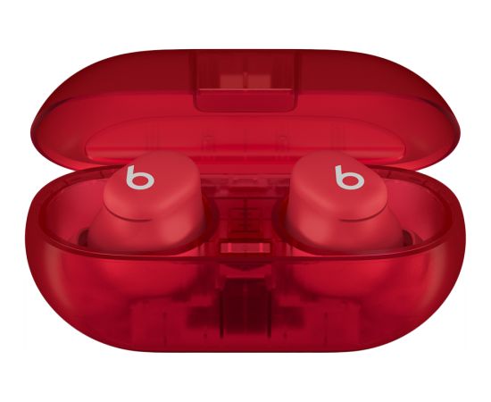 Beats Solo Buds - True Wireless Earbuds - Transparent Red,Model A3151 A3150 A3152