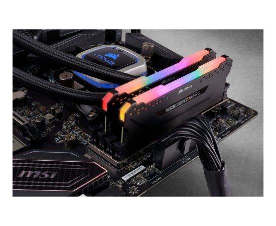 Corsair DDR4 16 GB 3800-CL16 - Dual-Kit - Vengeance RGB PRO Black