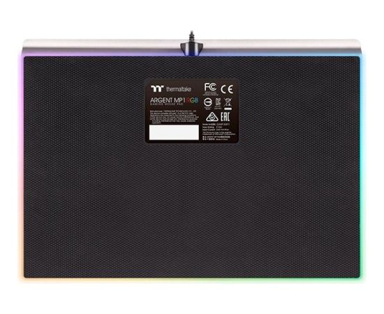 Thermaltake Argent MP1 RGB Gaming Mouse Pad - GMP-MP1-BLKHMC-01