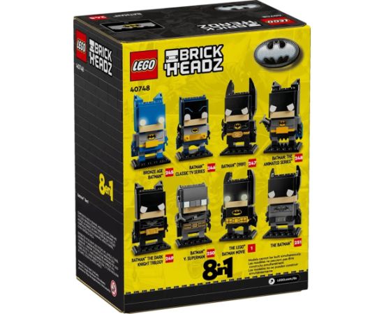 LEGO BRICKHEADZ 40748 Batman 8in1 Figure