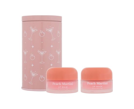 Barry M Lip Mask & Balm Set 14g Peach Martiny