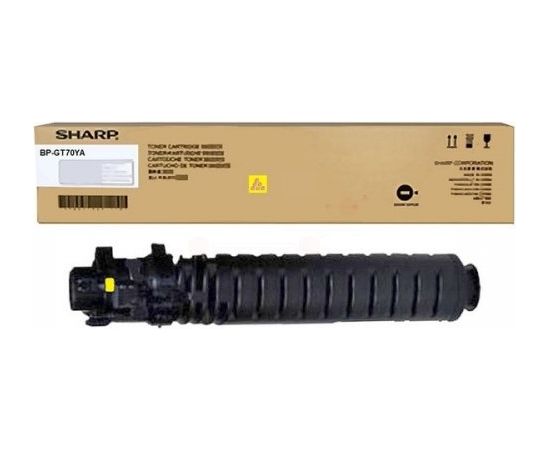 Sharp BP-GT70YA (BPGT70YA) Toner Cartridge, Yellow