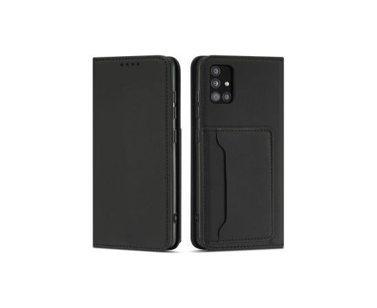 Hurtel   Magnet Card Case for Xiaomi Redmi Note 11 Pouch Card Wallet Card Holder Black