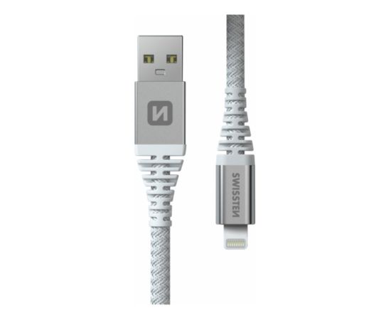 Swissten Kevlar USB - Lightning Datu un Uzlādes Vads 1.5m