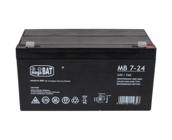 megaBAT MB 7-24 Akumulators 24V / 7Ah