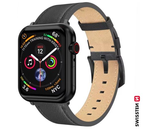 Swissten Ādas Siksniņa Apple Watch 42 / 44 / 45 / 49mm