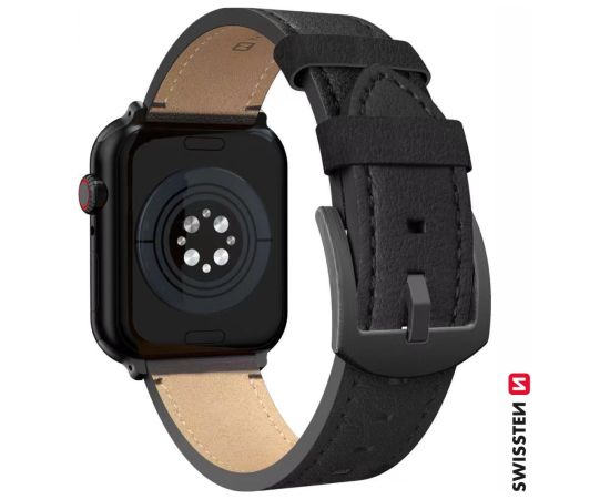 Swissten Ādas Siksniņa Apple Watch 42 / 44 / 45 / 49mm