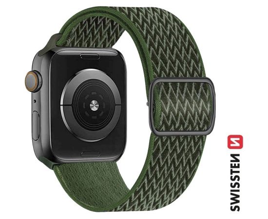 Swissten Neilona Siksniņa ar sprādzi priekš Apple Watch 38 / 40 / 41 mm