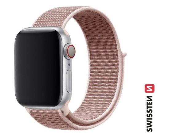 Swissten Нейлоновый Pемешок для Apple Watch 38 / 40 / 41 mm