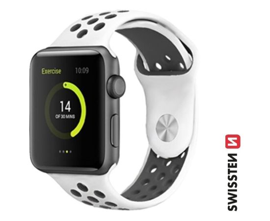 Swissten Sport Silikona Siksniņa priekš Apple Watch 42 / 44 / 45 / 49 mm