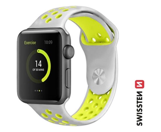 Swissten Sport Silikona Siksniņa priekš Apple Watch 42 / 44 / 45 / 49 mm