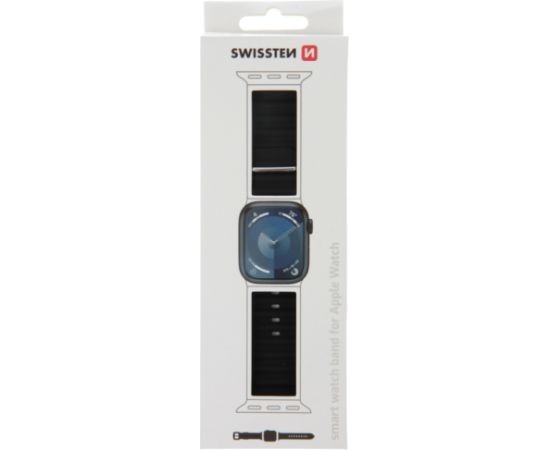 Swissten Marine Silikona Siksniņa priekš Apple Watch 42 / 44 / 45 / 49 mm