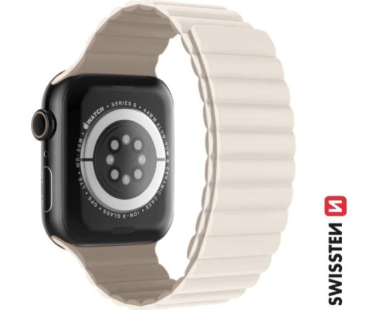 Swissten Силиконовый Магнитный Pемешок для Apple Watch 38 / 40 mm