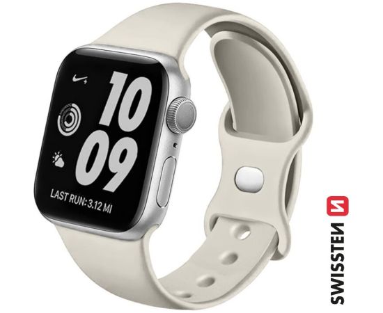 Swissten Силиконовый Pемешок для Apple Watch 42 / 44 / 45 / 49 mm