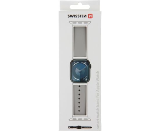 Swissten Силиконовый Pемешок для Apple Watch 42 / 44 / 45 / 49 mm