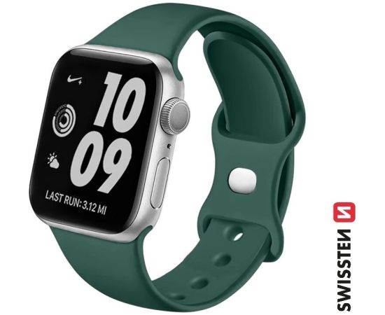 Swissten Силиконовый Pемешок для Apple Watch 42 / 44 / 45 / 49 mm