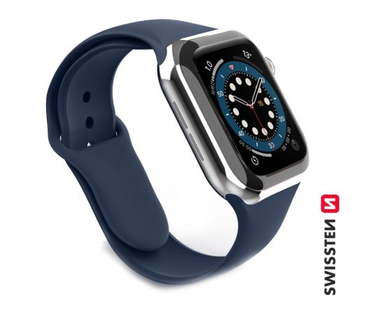 Swissten Silikona Siksniņa priekš Apple Watch 1/2/3/4/5/6/SE / 38 mm / 40 mm