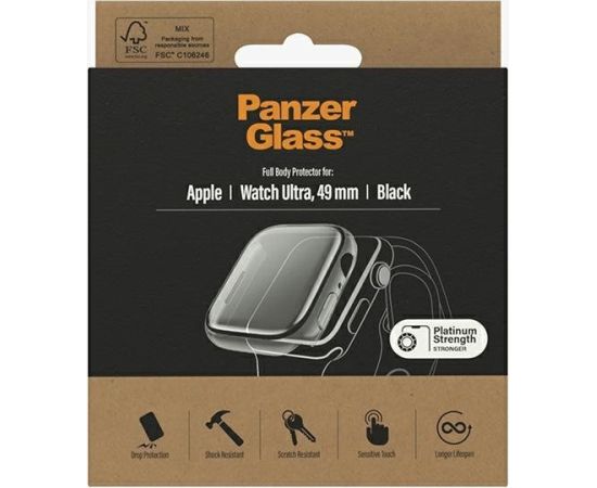 PanzerGlass Apple Watch Ultra 2 Pilna Korpusa Aizsargapvāks