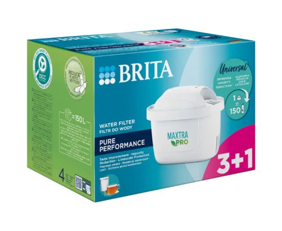 Brita MX Pro Pure Performance Ūdens Filtrs 3+1 gab