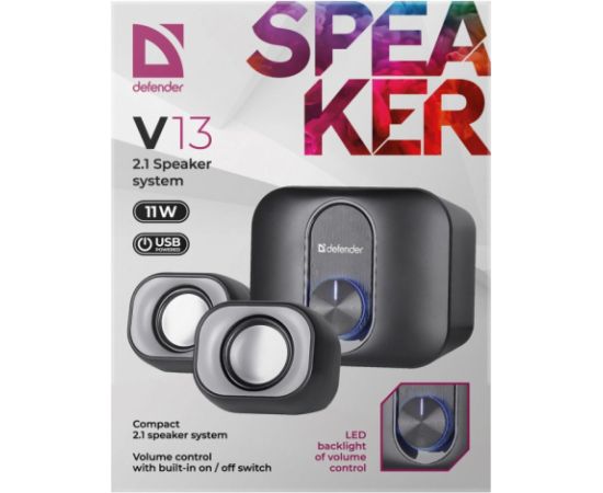 PC SPEAKERS DEFENDER V13 2.1 11W USB