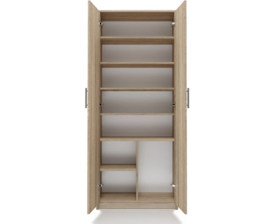 Top E Shop Filing cabinet OLIV 2D 74x35x180 cm, sonoma